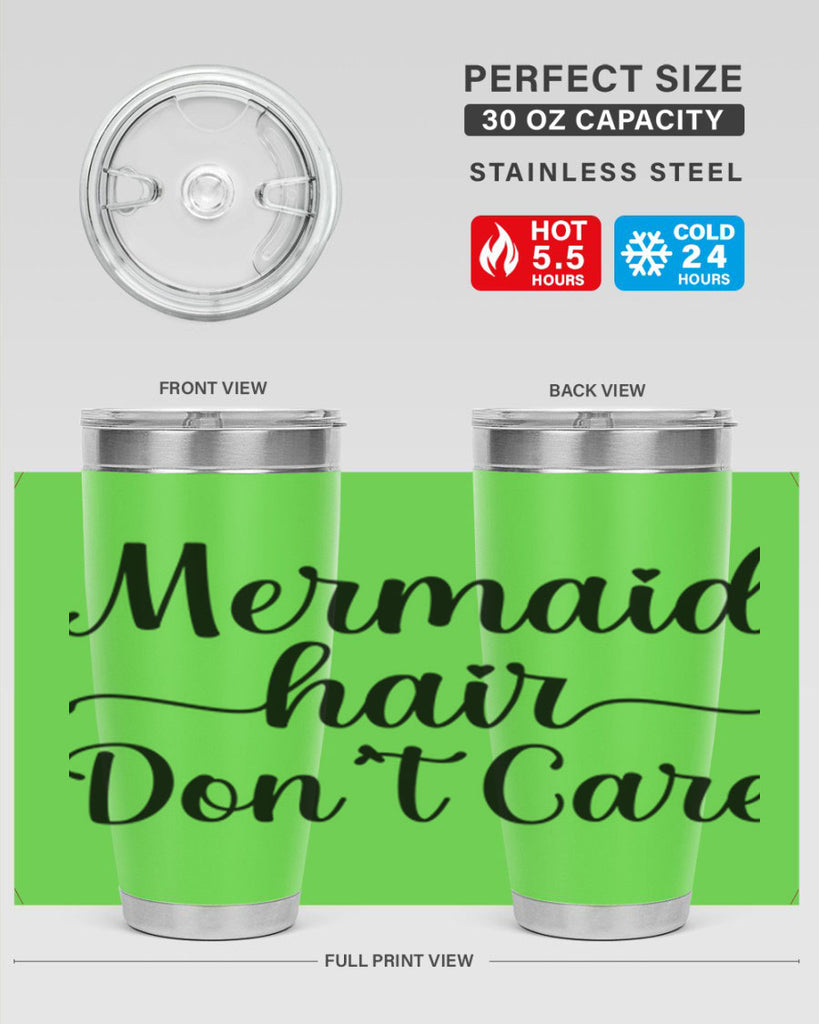 Mermaid hair dont care 412#- mermaid- Tumbler