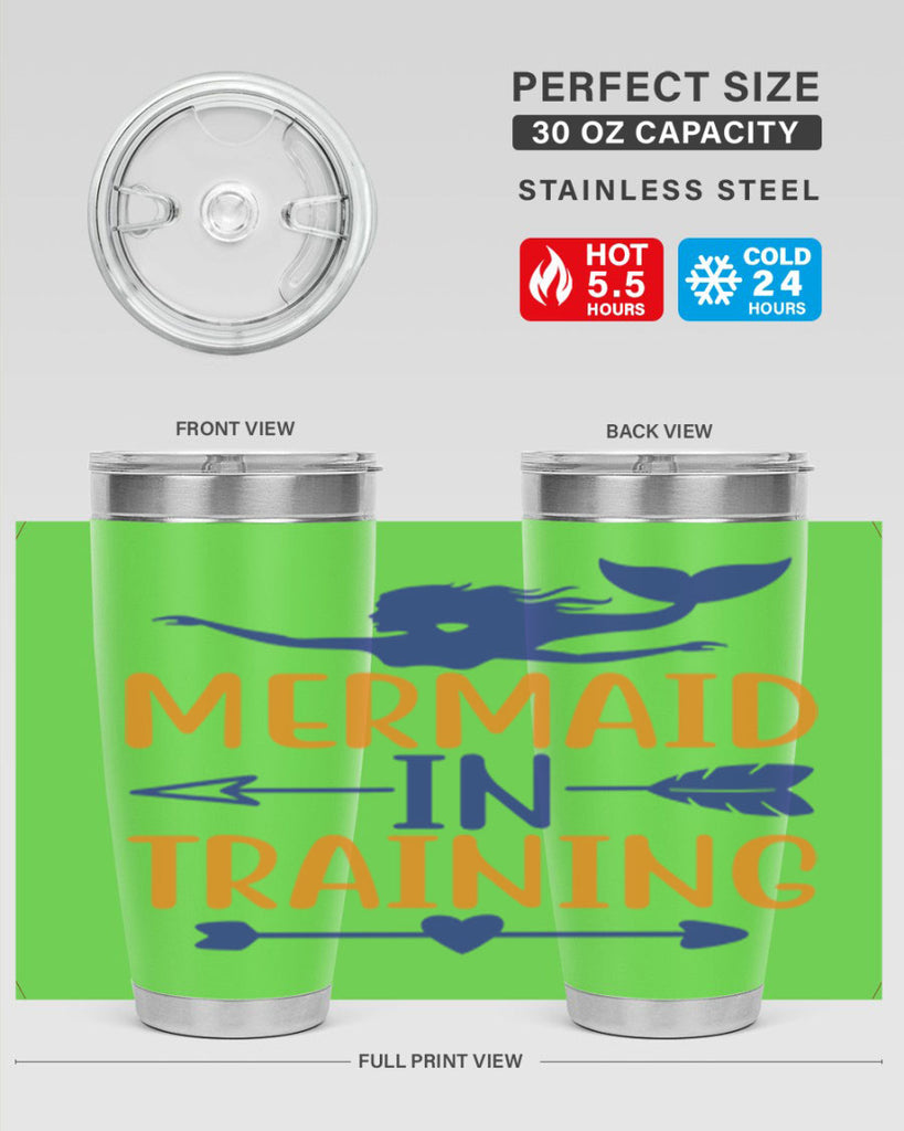 Mermaid in Training 360#- mermaid- Tumbler