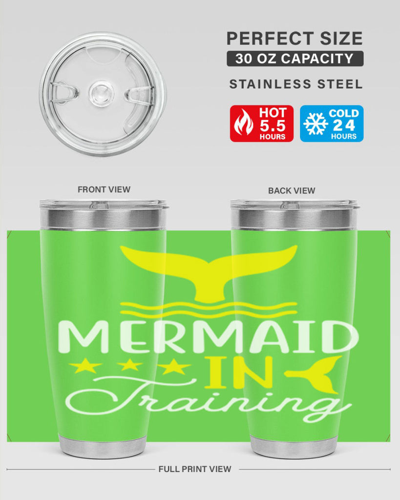 Mermaid in Training 361#- mermaid- Tumbler