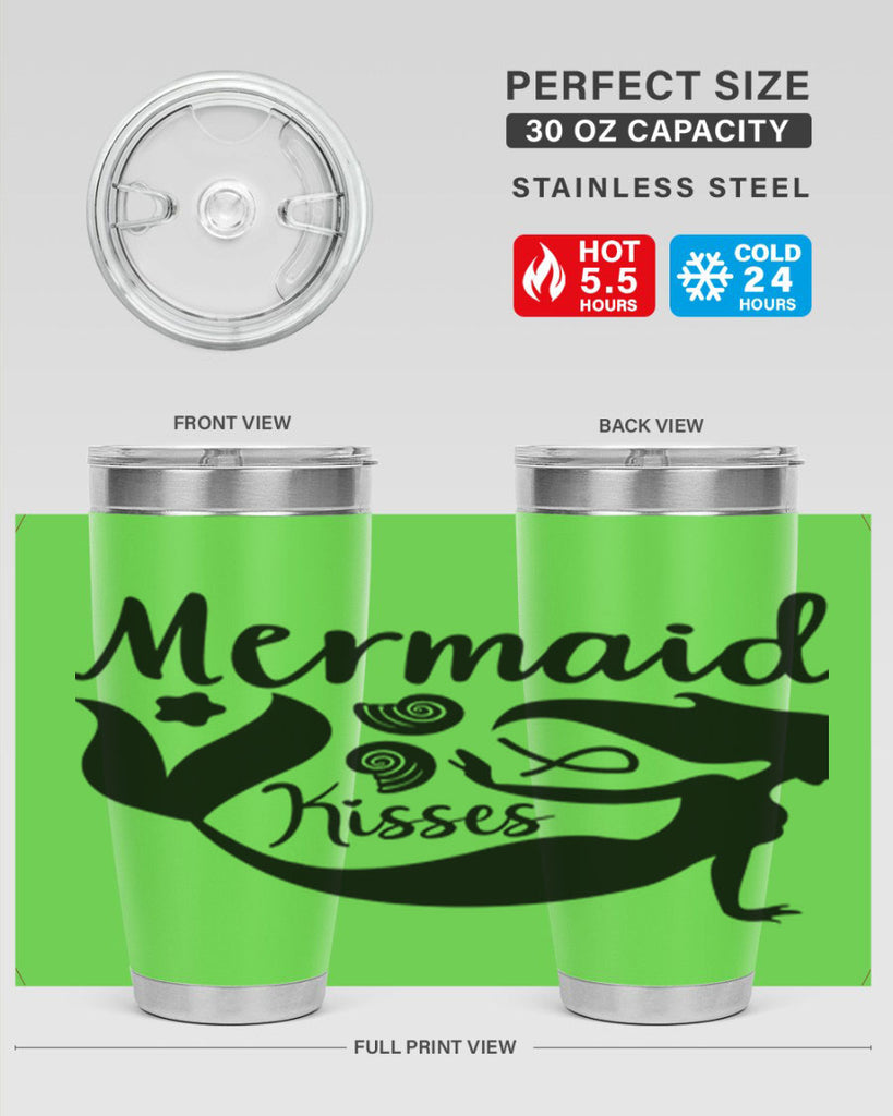 Mermaid kisses design 428#- mermaid- Tumbler