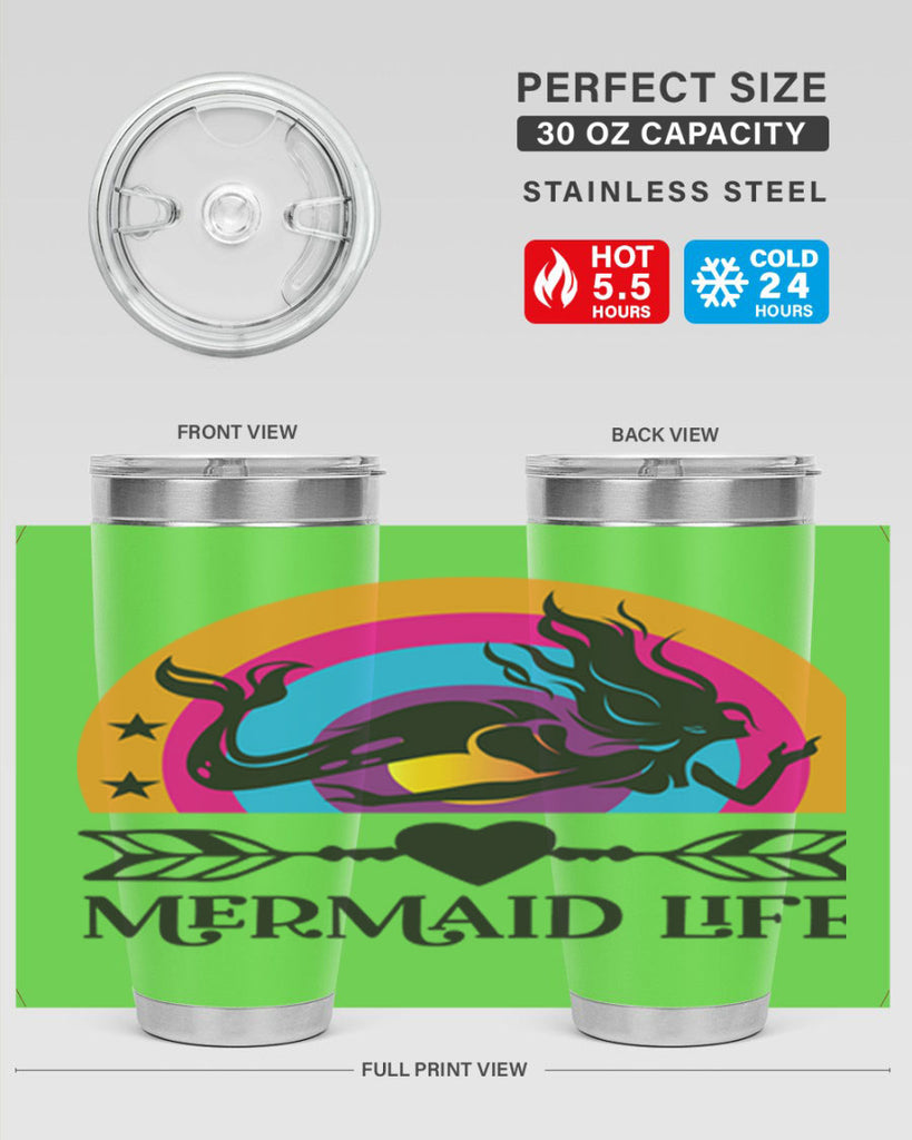 Mermaid life 431#- mermaid- Tumbler