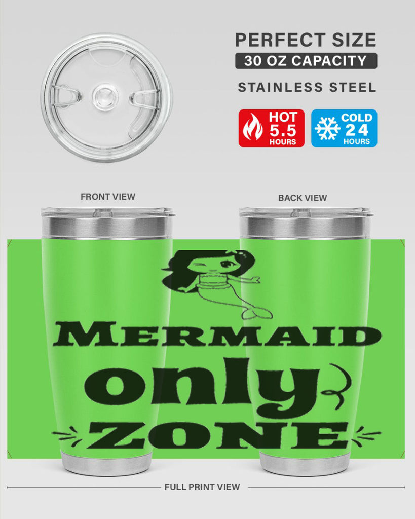 Mermaid only zone 439#- mermaid- Tumbler