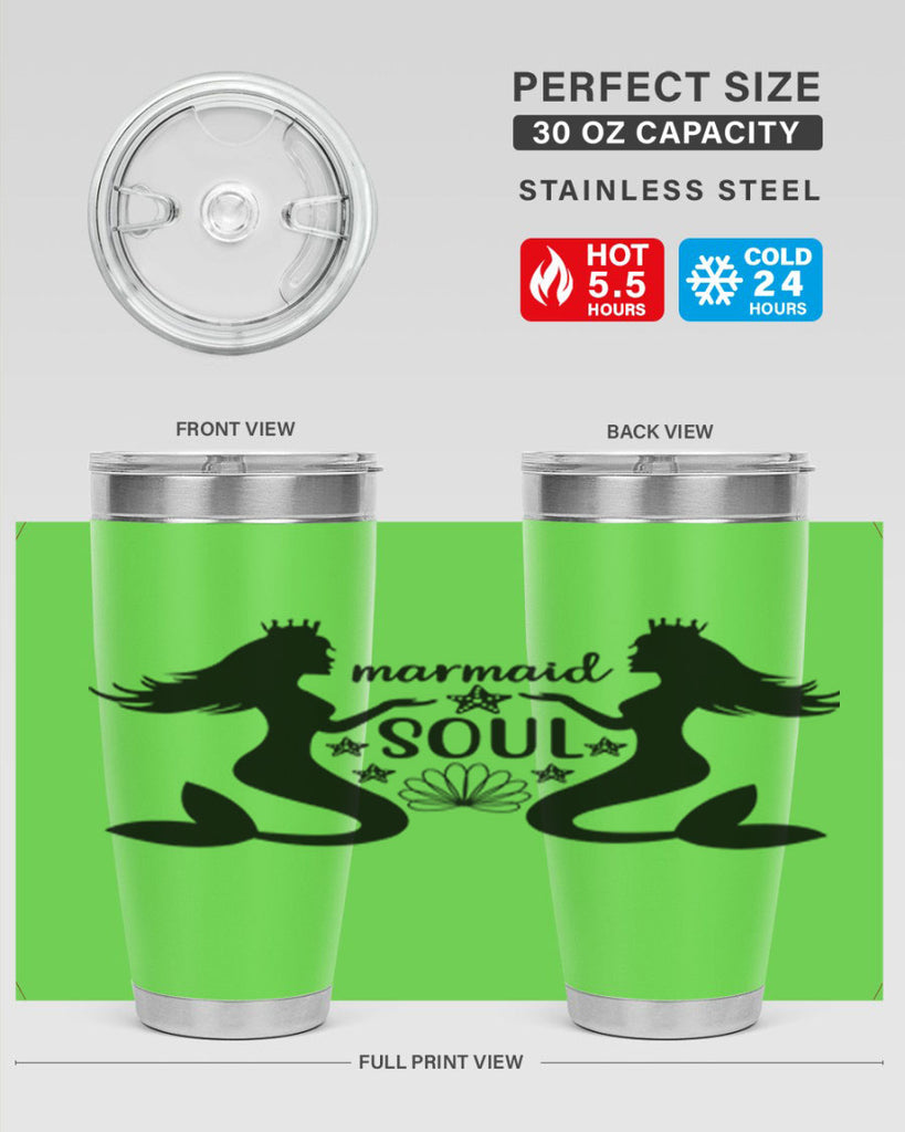 Mermaid soul design 443#- mermaid- Tumbler