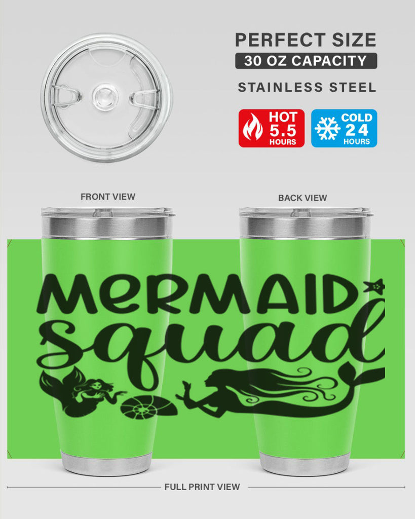 Mermaid squad 447#- mermaid- Tumbler