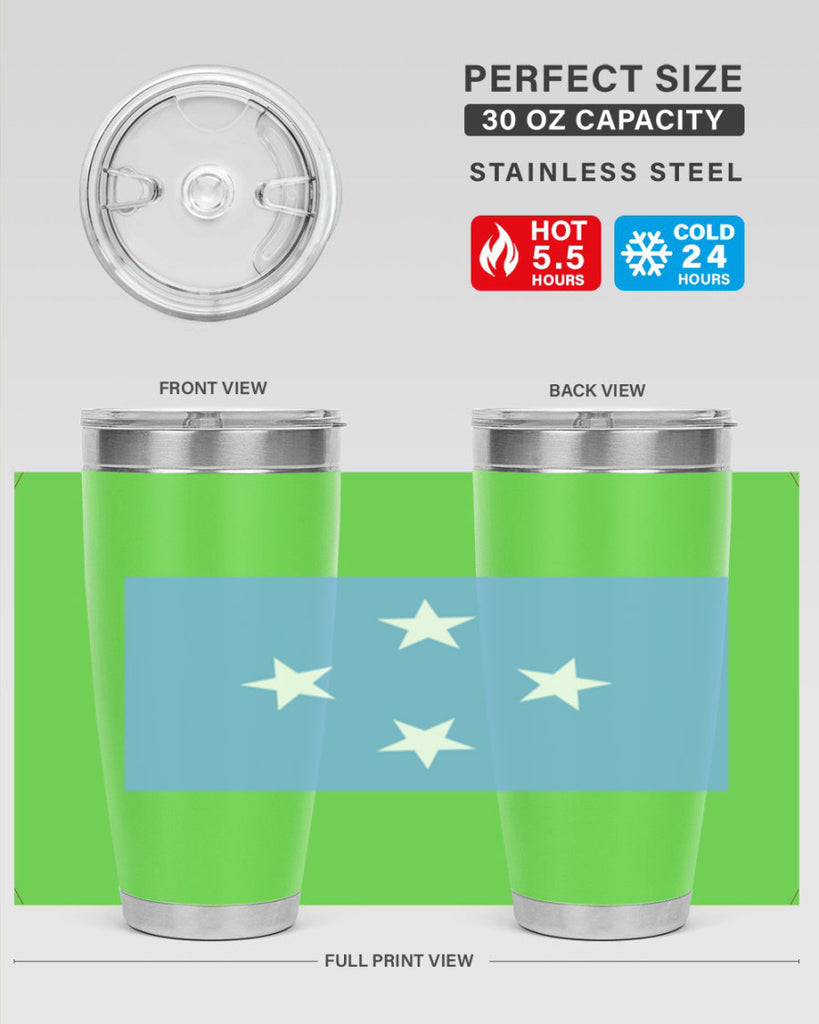 Micronesia 86#- world flags- Tumbler