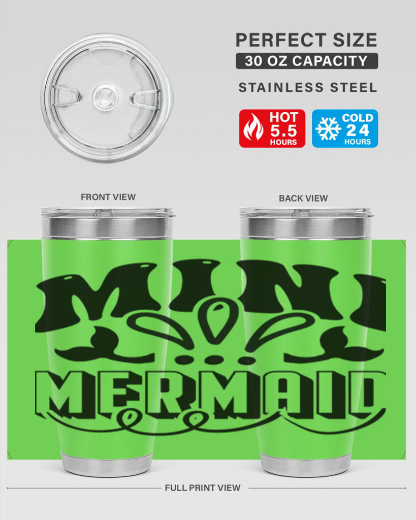 Mini mermaid 507#- mermaid- Tumbler