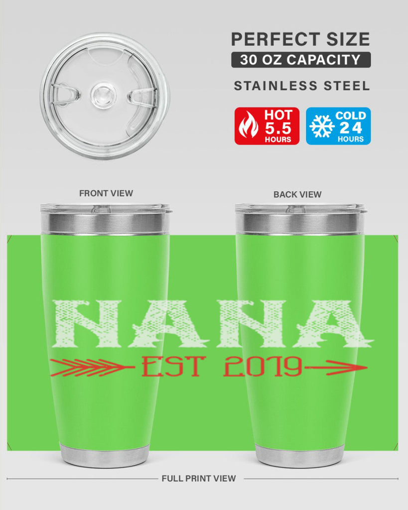 NANA Est 10#- grandma - nana- Tumbler