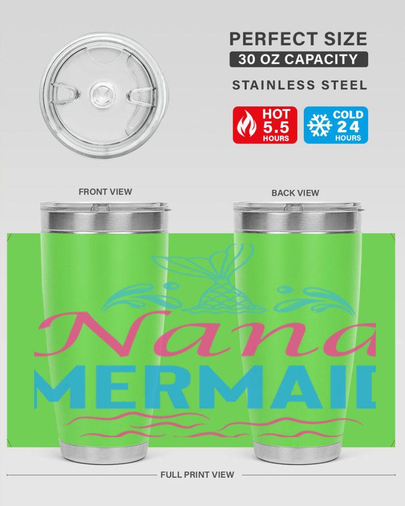 Nana Mermaid Design 518#- mermaid- Tumbler