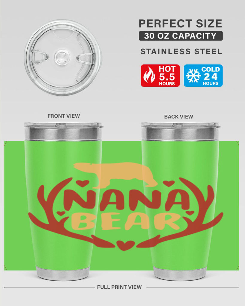 Nana bear 12#- grandma - nana- Tumbler