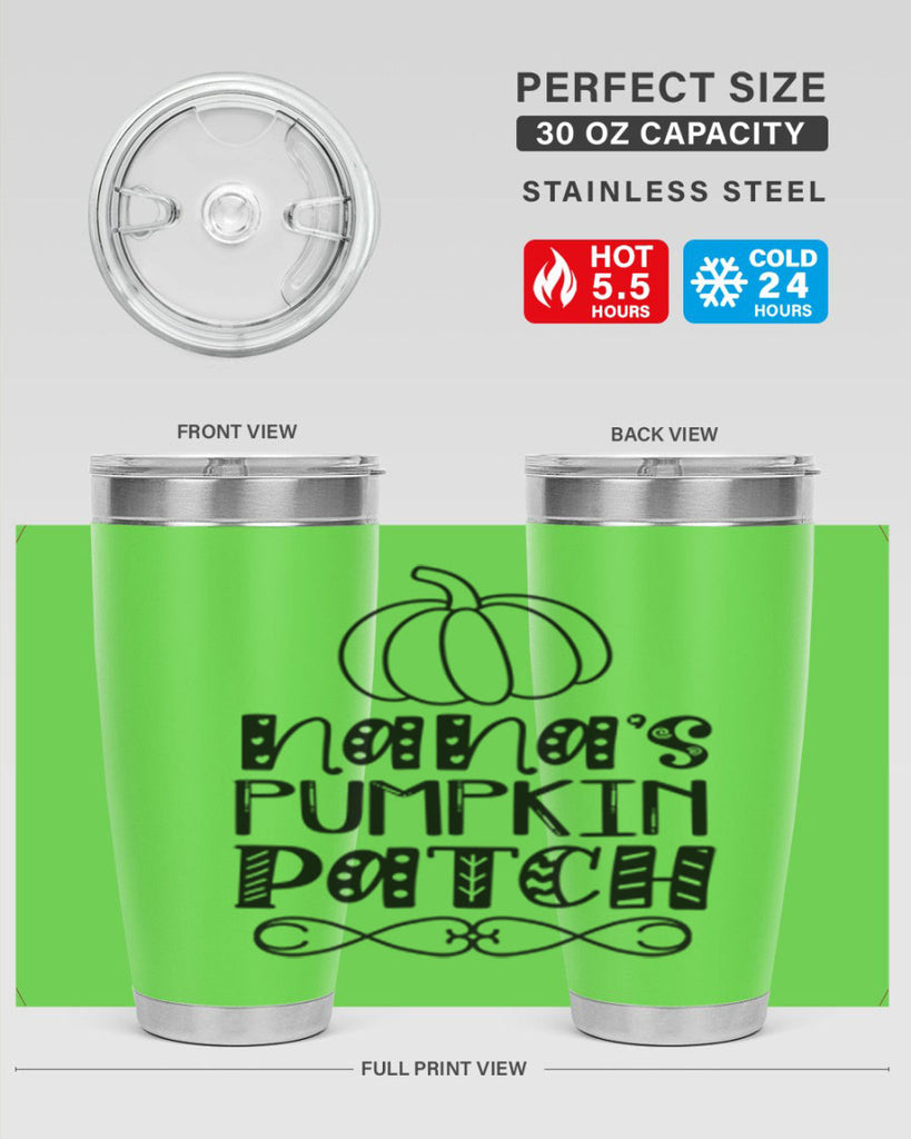 Nana s Pumpkin Patch 439#- fall- Tumbler
