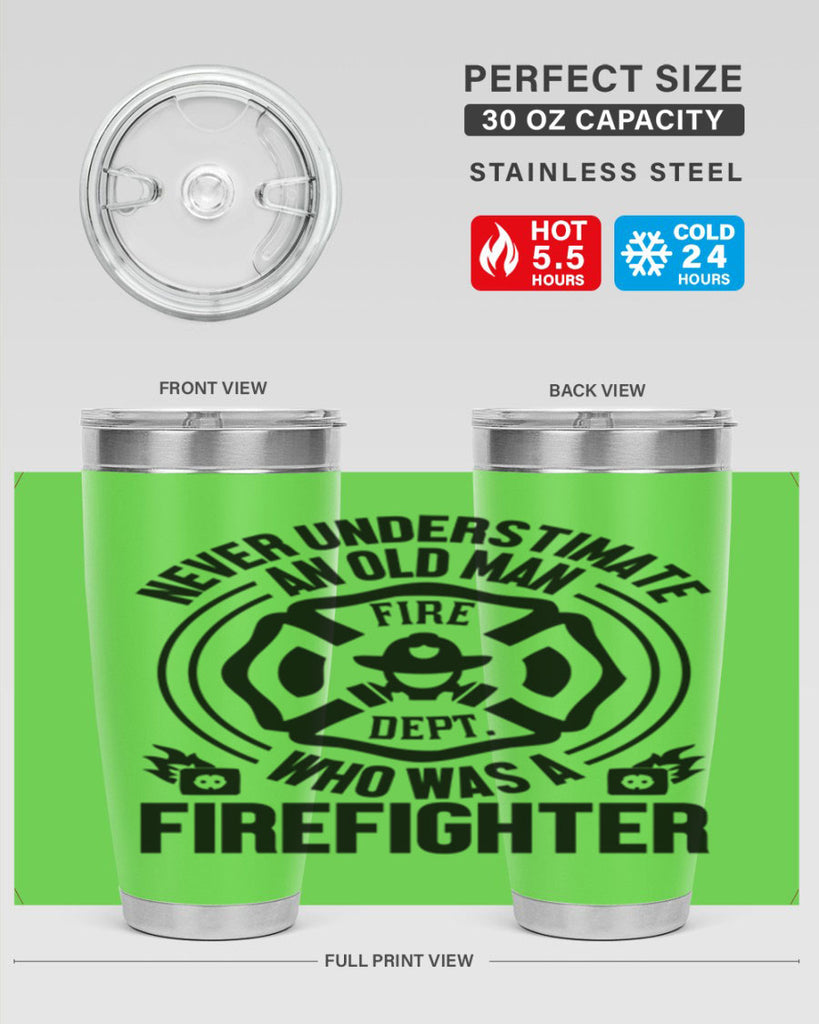 Never understimate Style 48#- fire fighter- tumbler