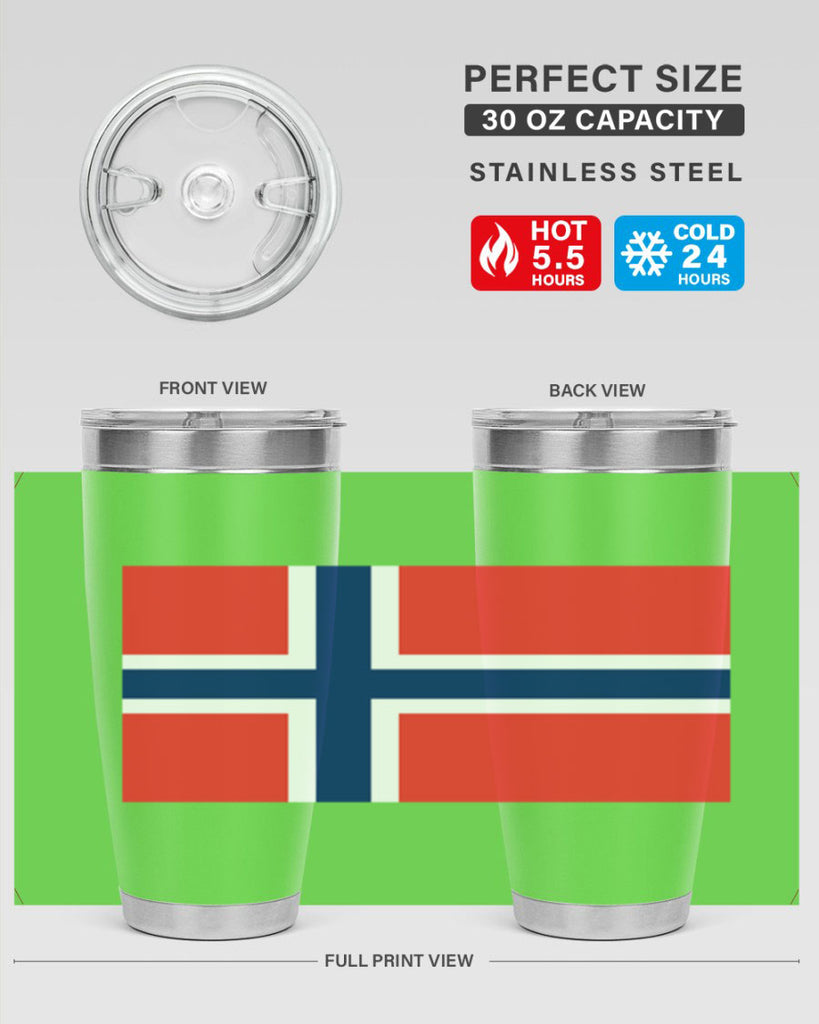 Norway 68#- world flags- Tumbler