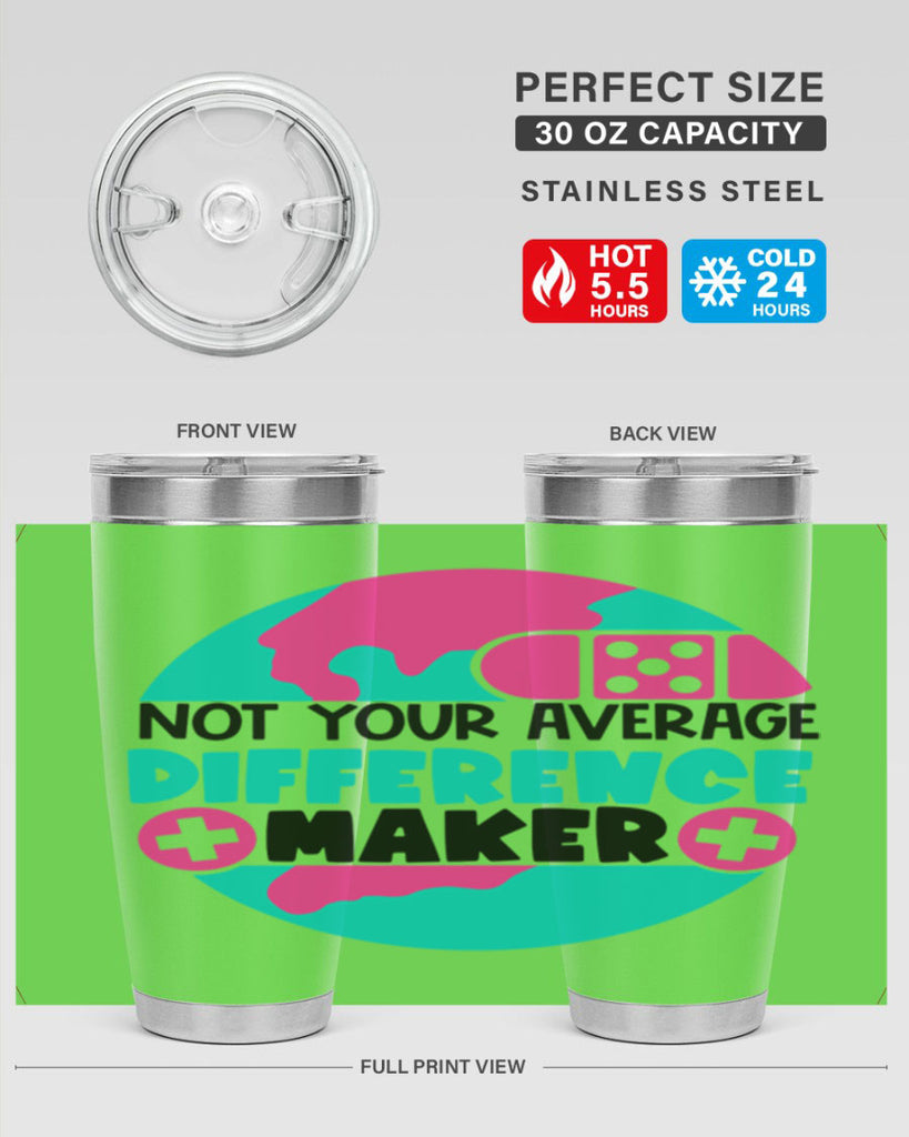 Not Your Averange Difference Maker Style Style 122#- nurse- tumbler