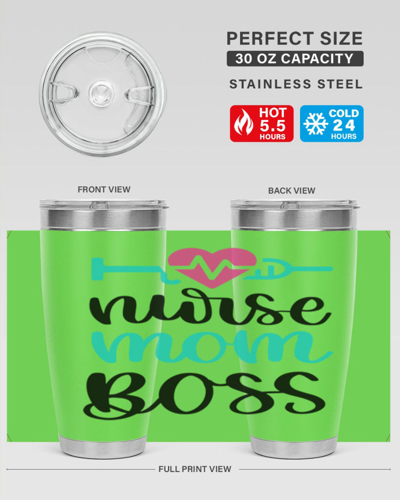Nurse Mom Boss Style Style 101#- nurse- tumbler