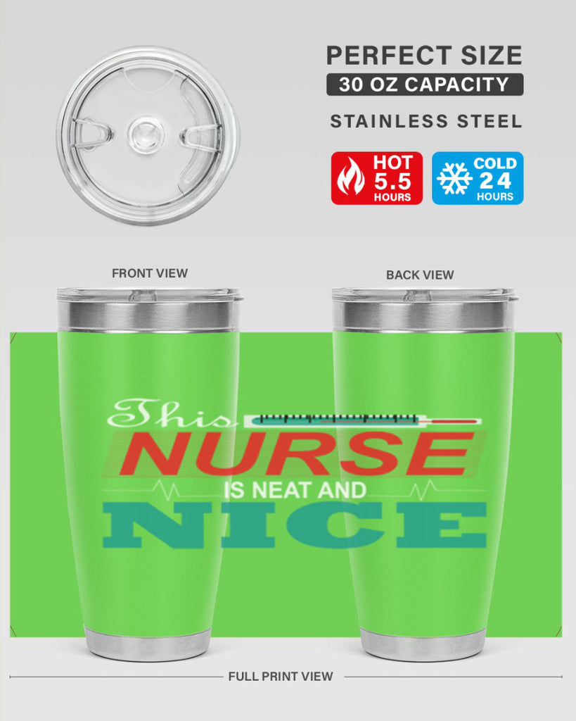 Nurse NiceTransperntPNG Style 403#- nurse- tumbler