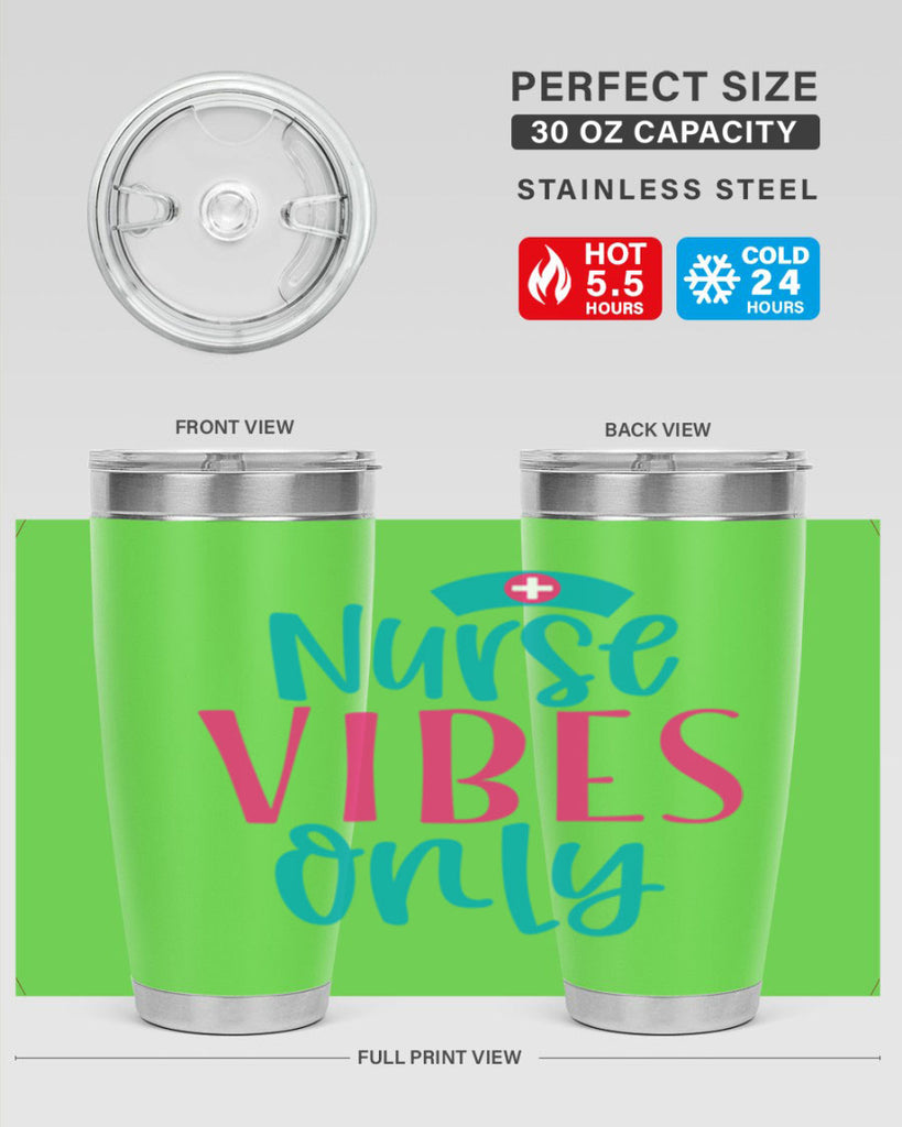 Nurse Vibes Only Style Style 94#- nurse- tumbler