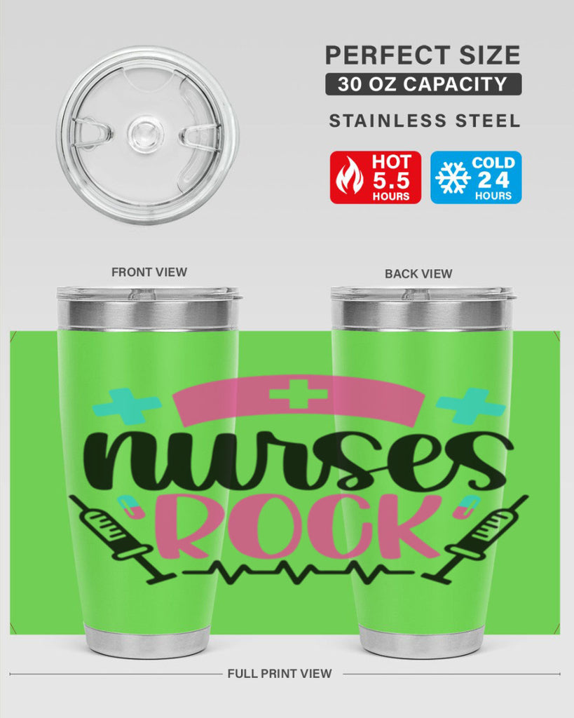 Nurses Rock Style Style 79#- nurse- tumbler