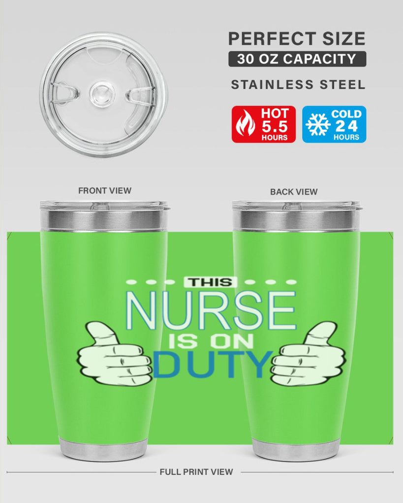 NursetransperntPNG Style 400#- nurse- tumbler