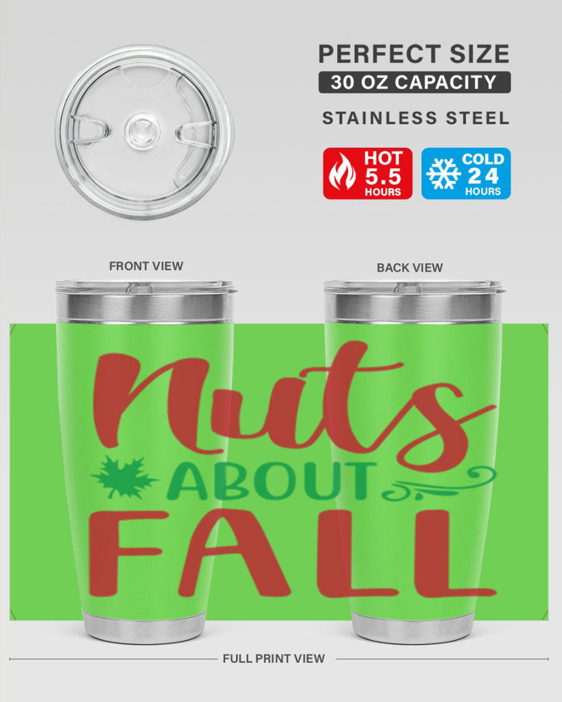 Nuts About Fall 443#- fall- Tumbler