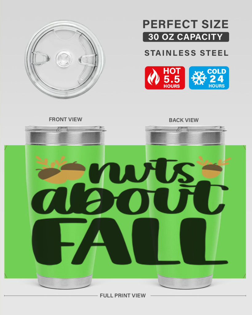 Nuts About Fall 503#- fall- Tumbler