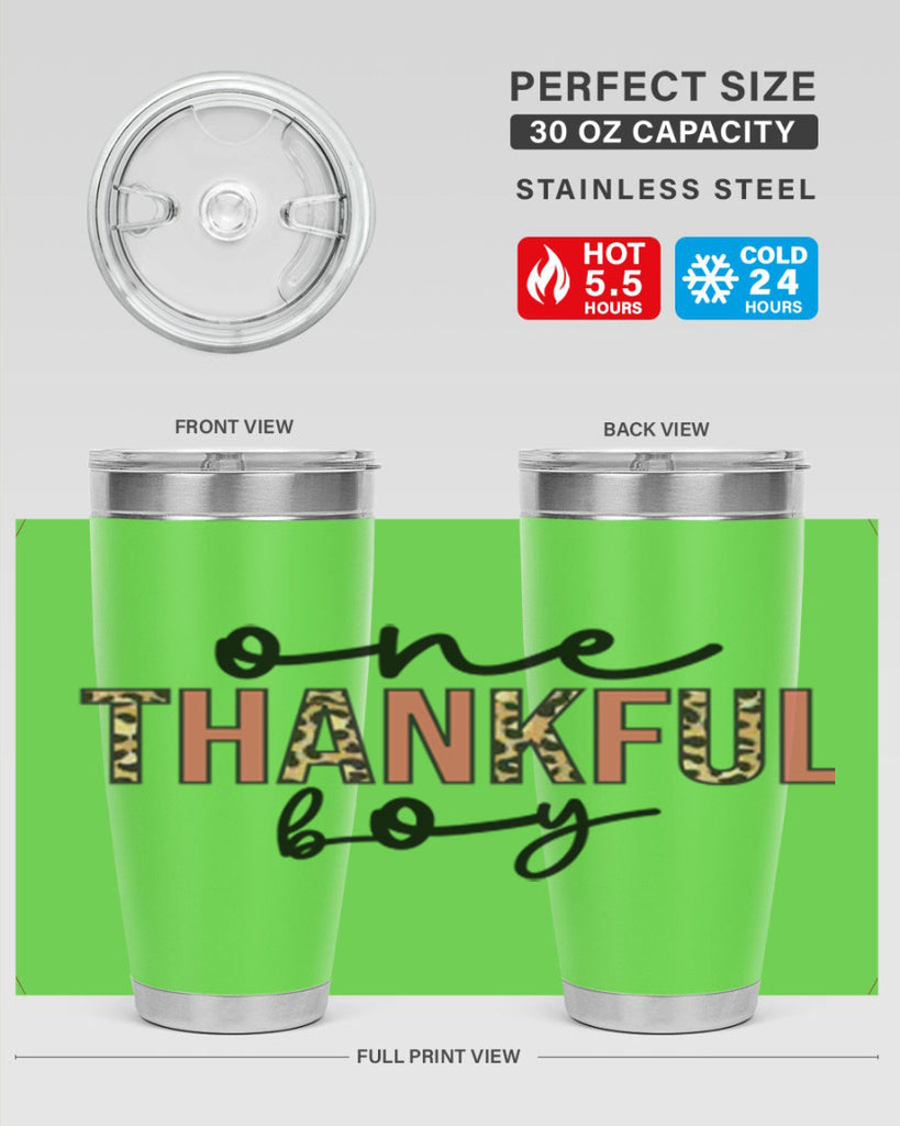 One thankful boy 462#- fall- Tumbler