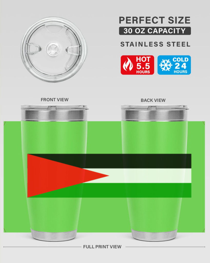 Palestine 64#- world flags- Tumbler