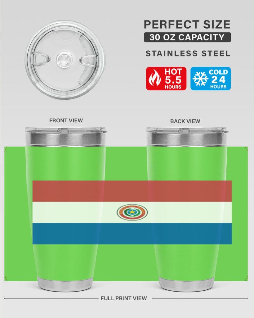 Paraguay 61#- world flags- Tumbler