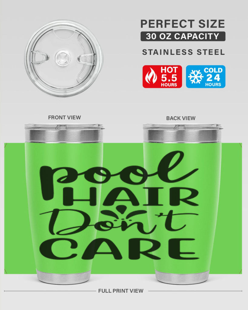 Pool hair dont care 544#- mermaid- Tumbler