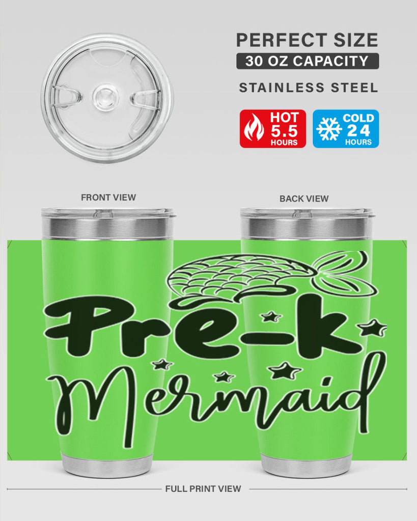 Prek Mermaid 545#- mermaid- Tumbler