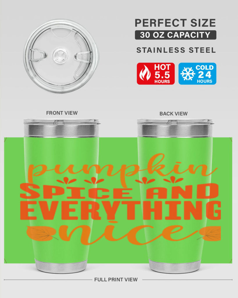 Pumpkin Spice And Everything Nice Design 535#- fall- Tumbler