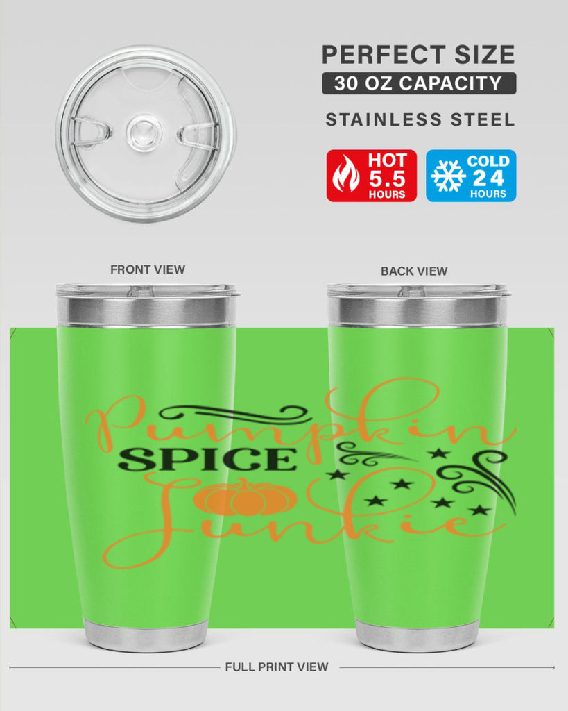 Pumpkin Spice Junkie 549#- fall- Tumbler