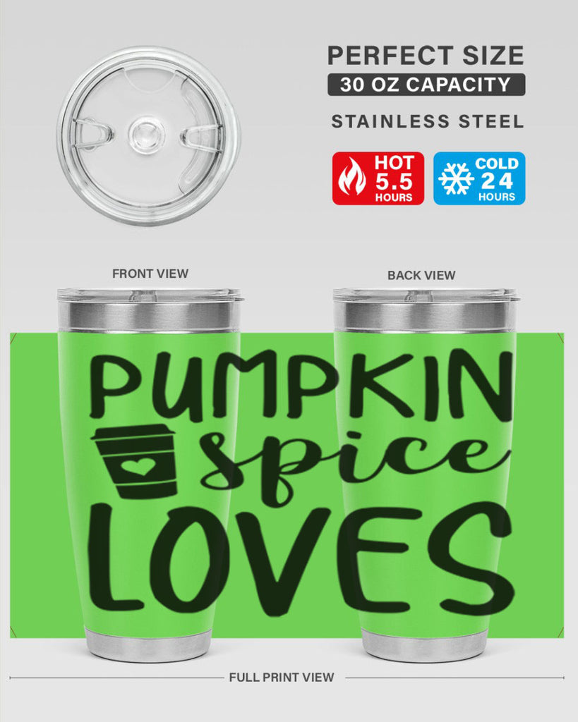 Pumpkin Spice Loves 555#- fall- Tumbler