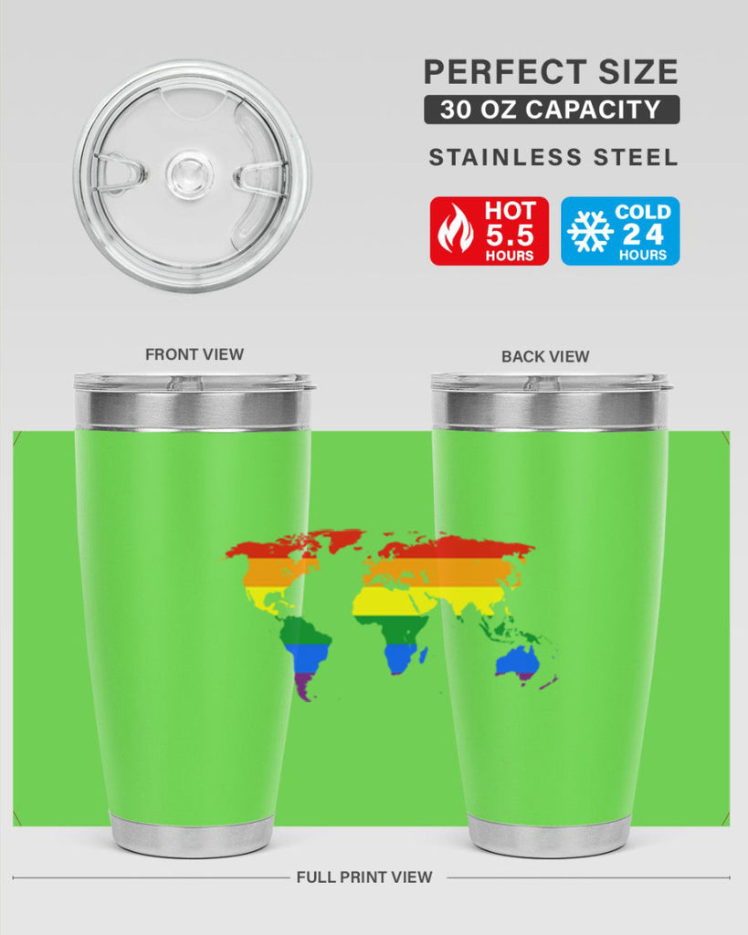 Rainbow World map 3#- lgbt- Tumbler