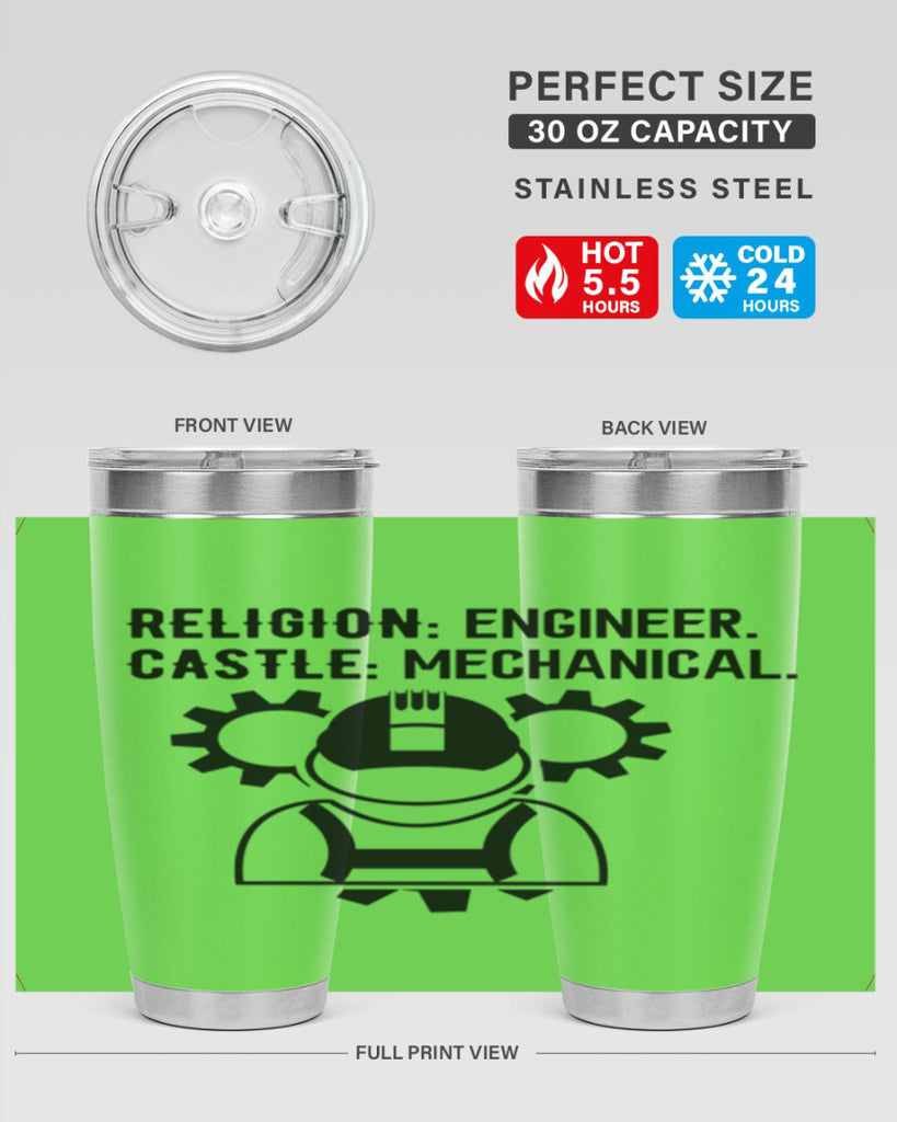 Religion Style 5#- engineer- tumbler