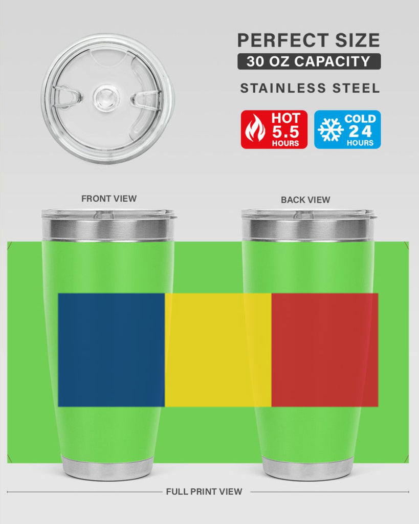 Romania 55#- world flags- Tumbler