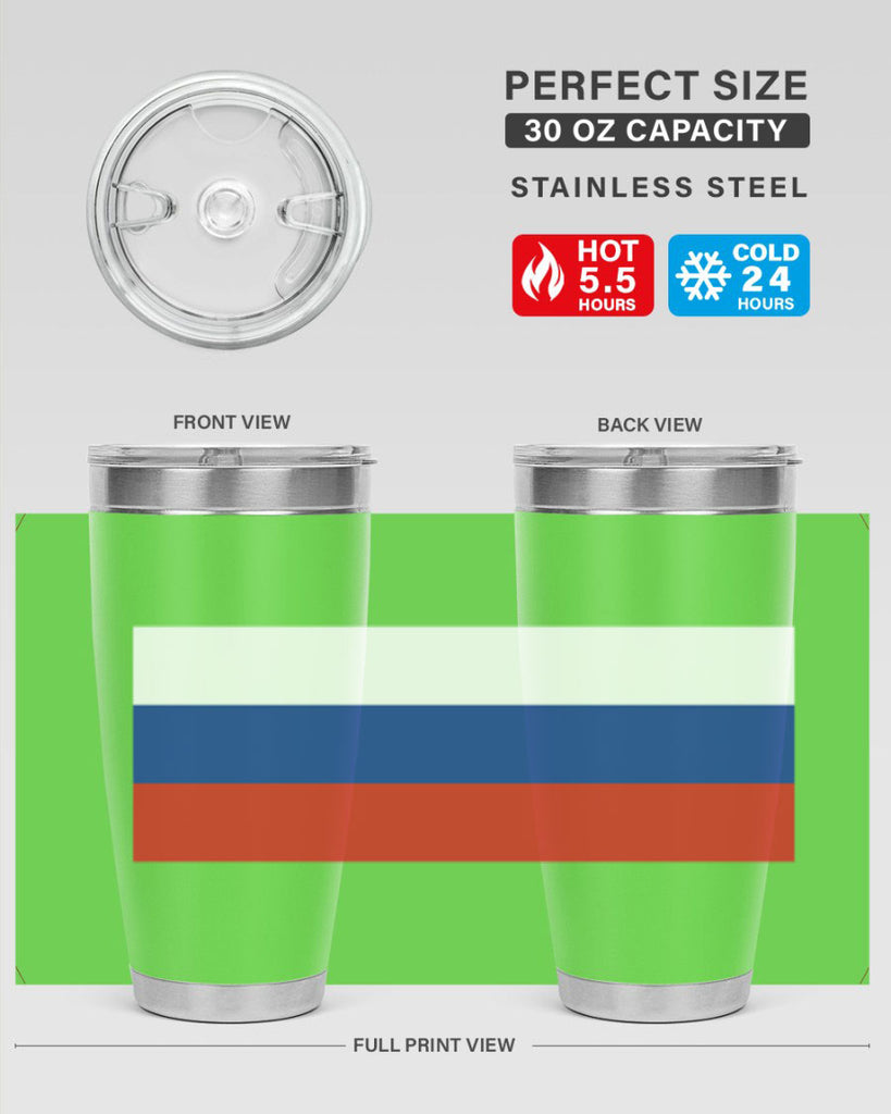 Russia 54#- world flags- Tumbler