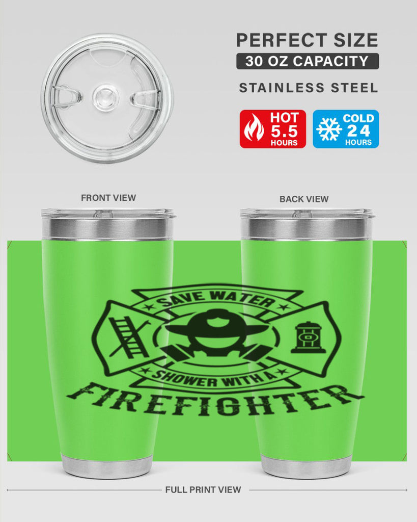 Save water Style 34#- fire fighter- tumbler
