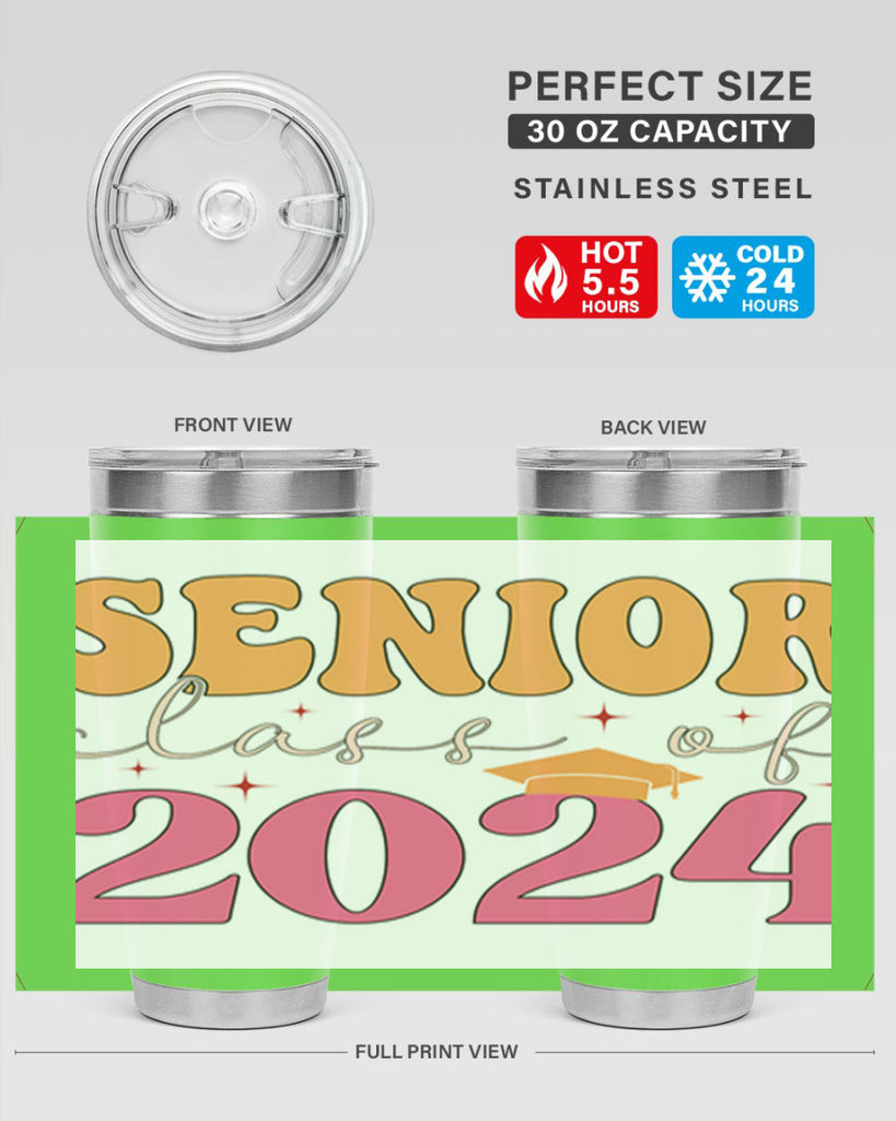 Senior class of 2024 19#- 12th grade- Tumbler