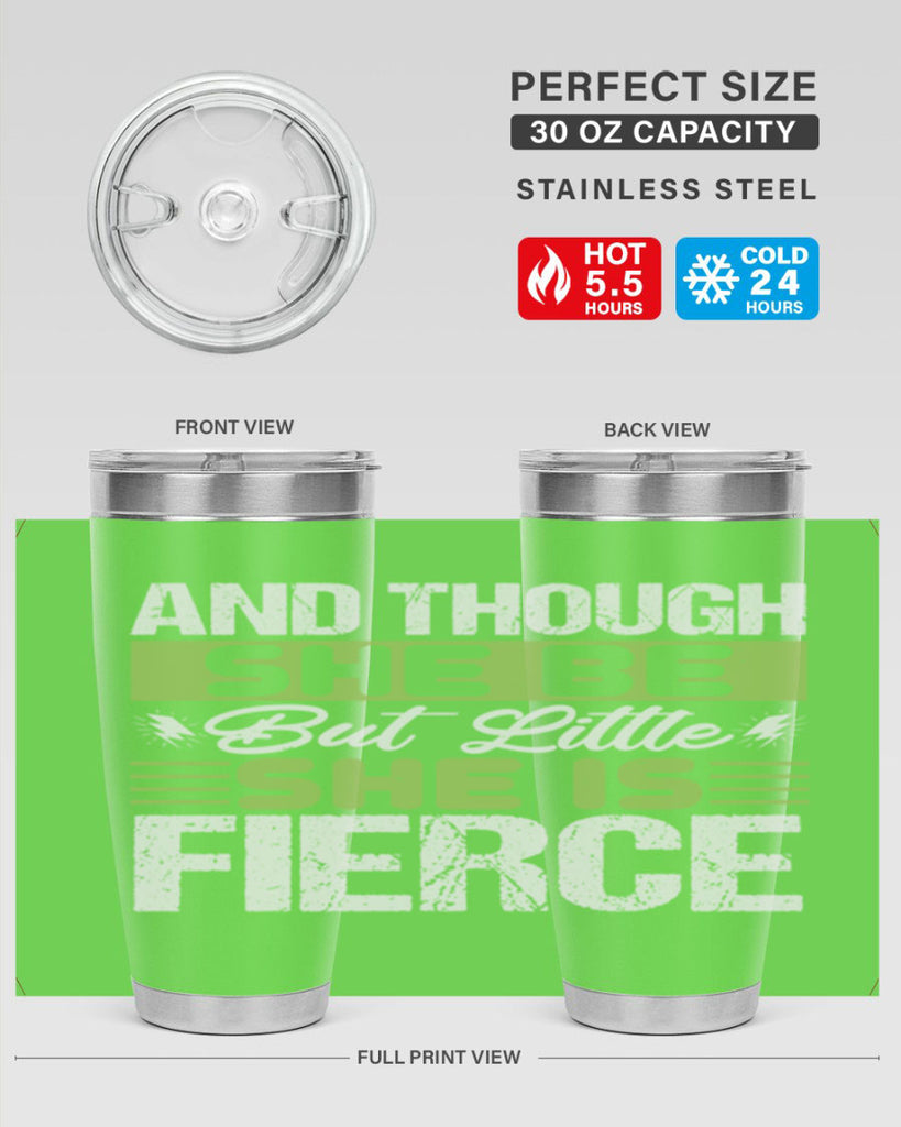 She is little but fierce Style 173#- baby- tumbler