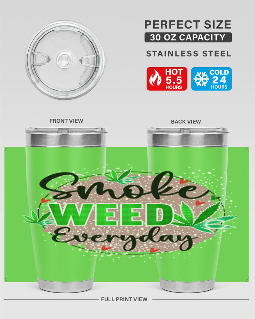 Smoke Weed Everyday 241#- marijuana- Tumbler