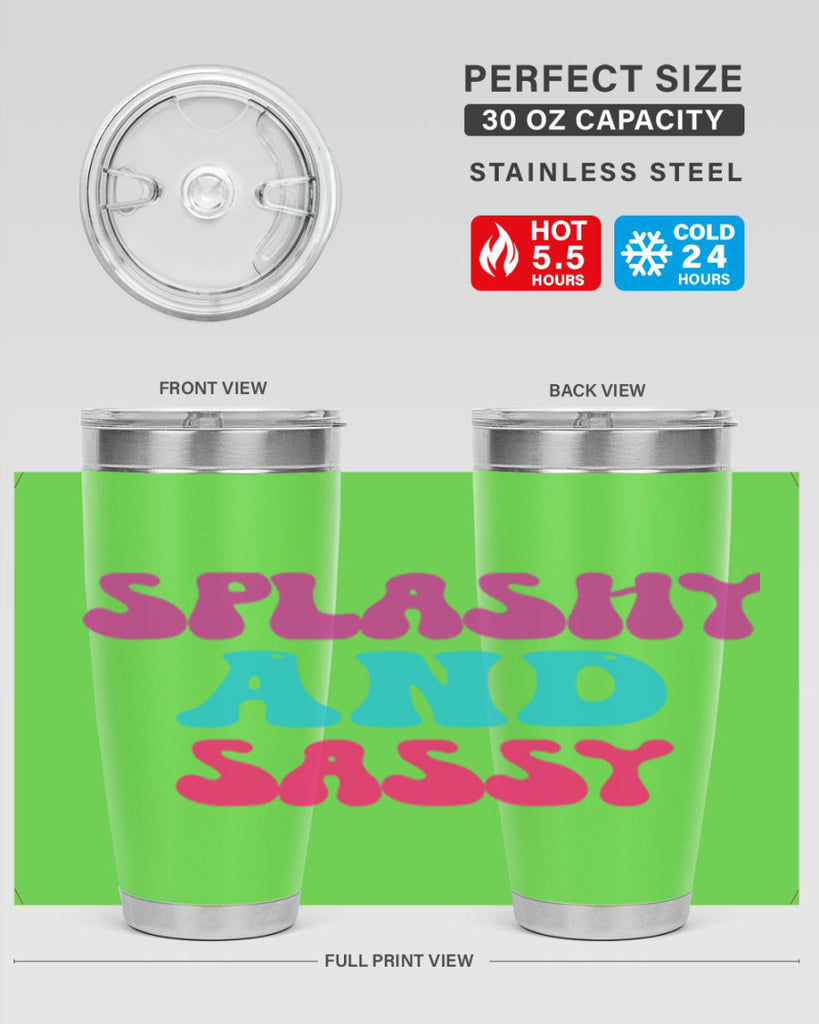 Splashy And Sassy 622#- mermaid- Tumbler