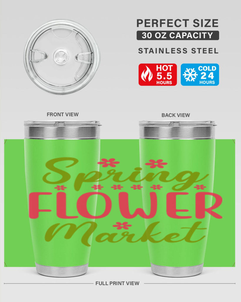 Spring Flower Market 423#- spring- Tumbler