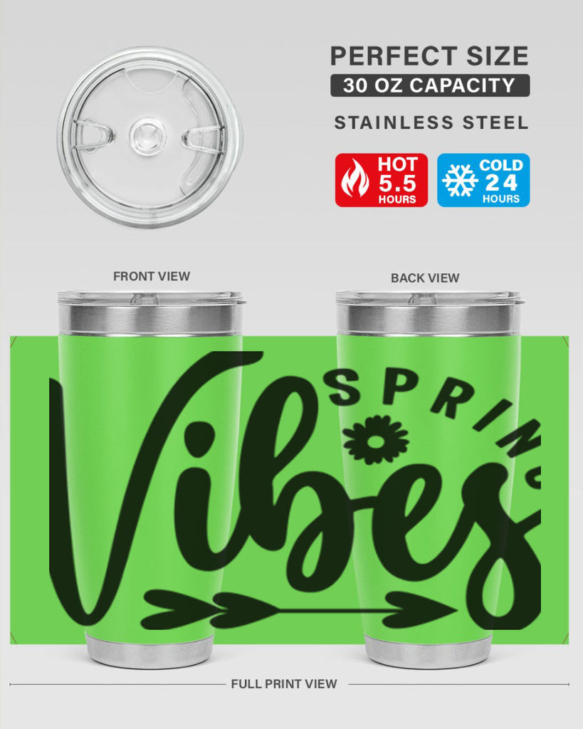 Spring Vibes478#- spring- Tumbler