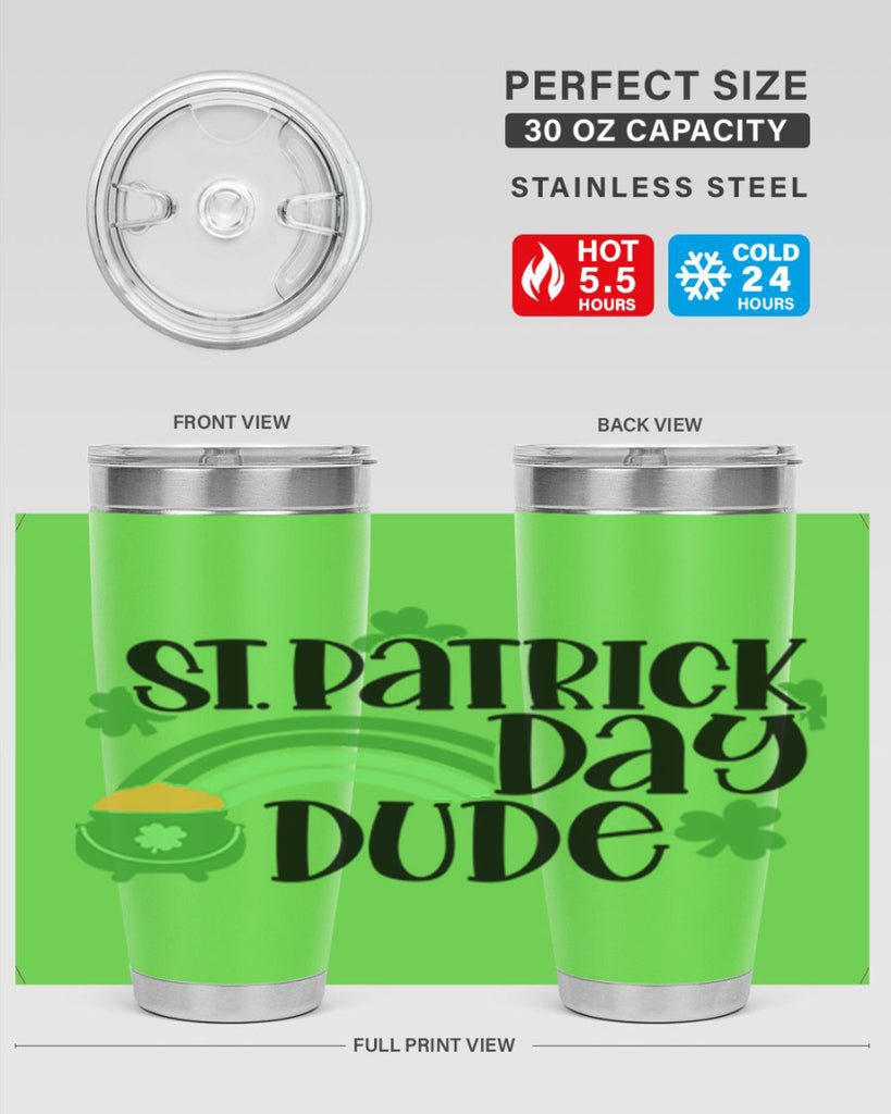 St Patrick Day Dude Style 29#- St Patricks Day- Tumbler