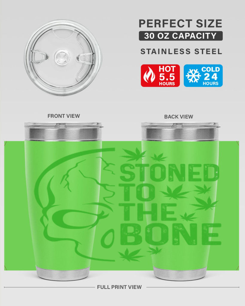 Stone To The Bone 252#- marijuana- Tumbler