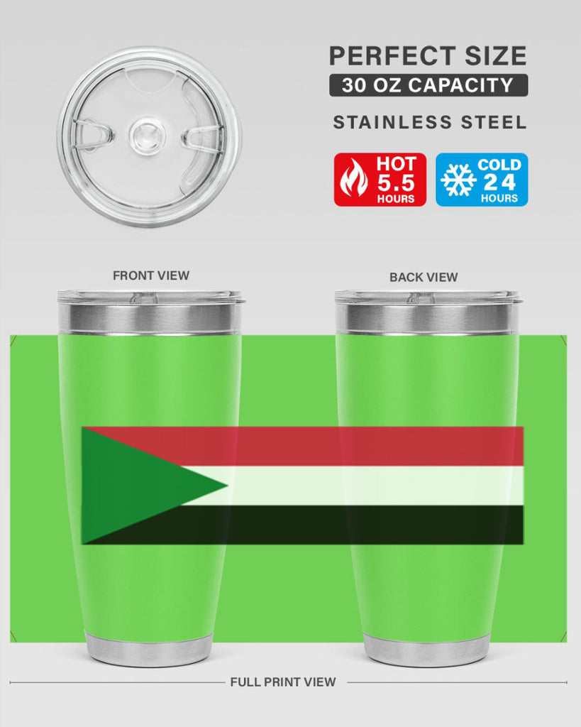 Sudan 31#- world flags- Tumbler