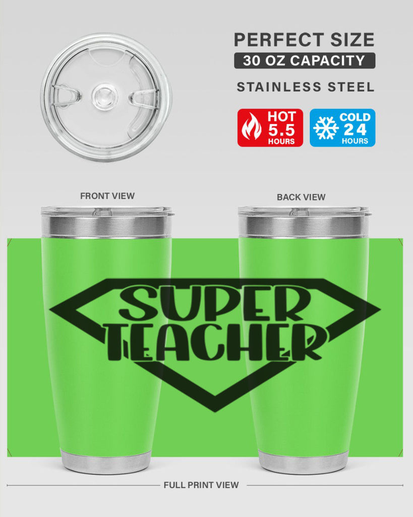 Super Teacher Style 55#- teacher- tumbler