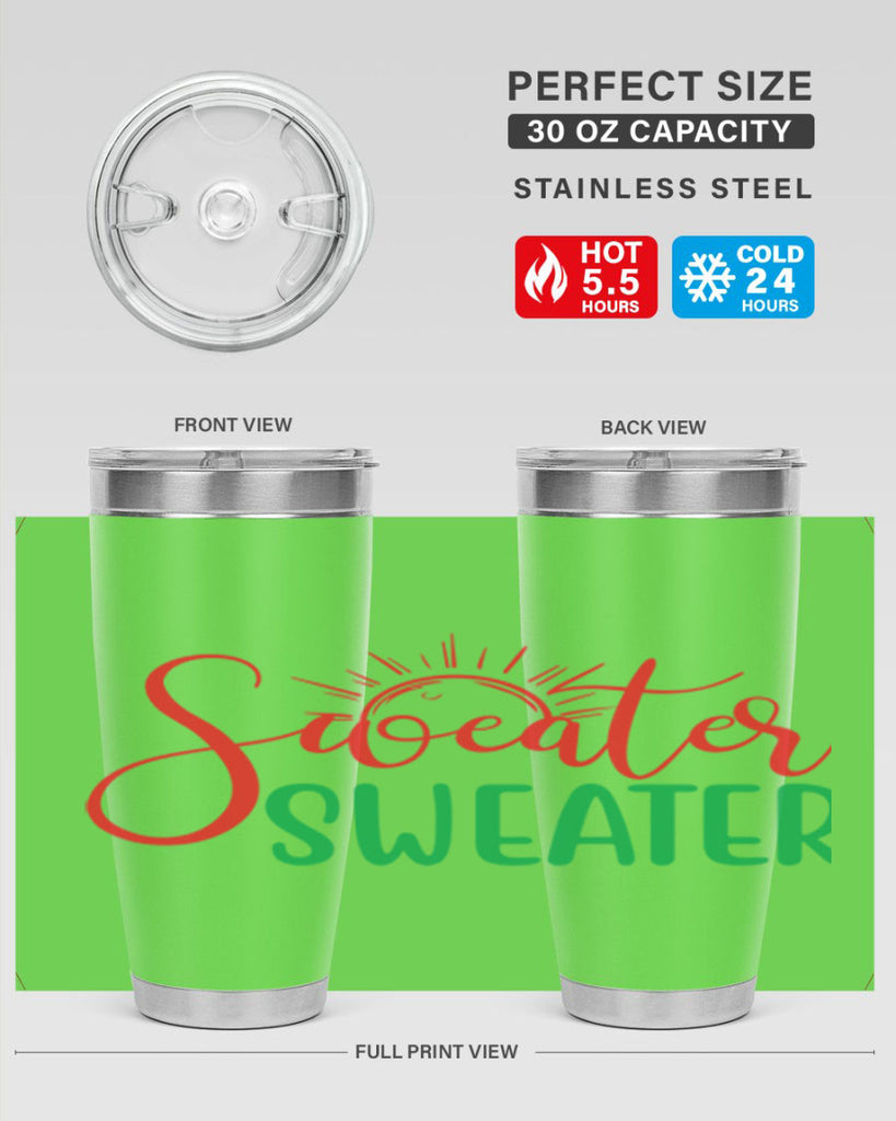 Sweater Weather 583#- fall- Tumbler