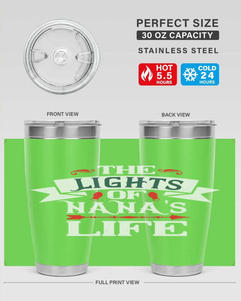 THE LIGHTS OF NANAS LIFE 1#- grandma - nana- Tumbler