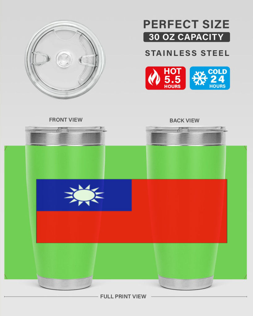 Taiwan 26#- world flags- Tumbler